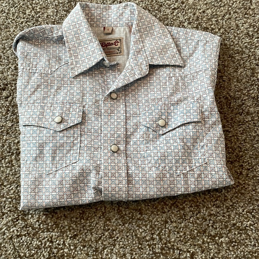 Long sleeve button down shirt, size small